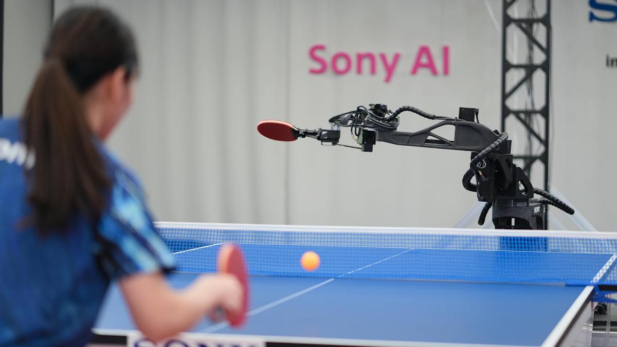 Ace, el robot de Sony con IA que es capaz de vencer a jugadores profesionales de ping pong