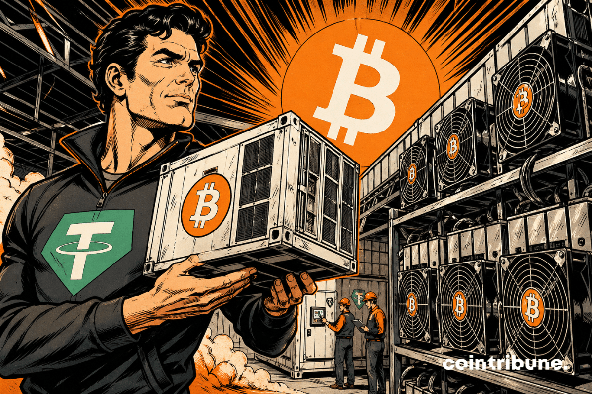 Bitcoin : Tether cible les grandes fermes de minage avec une solution modulaire