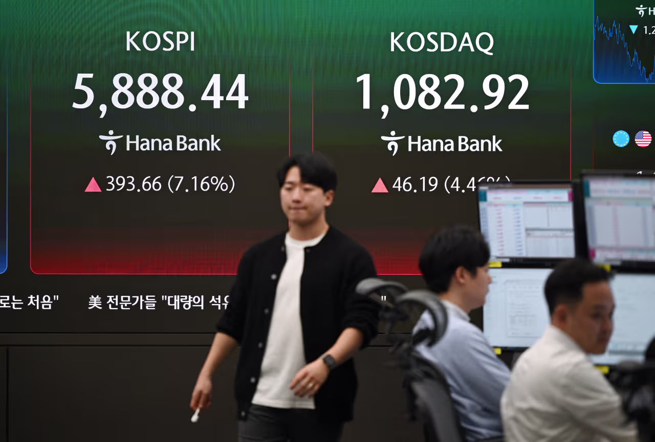 South Korean stocks just enjoyed their second-best month ever — and now the market is bigger than the U.K.