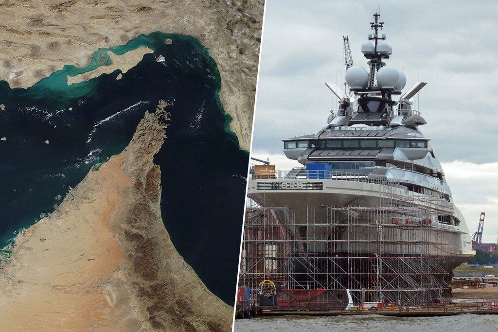 Ningún barco se atreve a cruzar el estrecho de Ormuz ahora mismo. Ninguno excepto el superyate de un magnate ruso