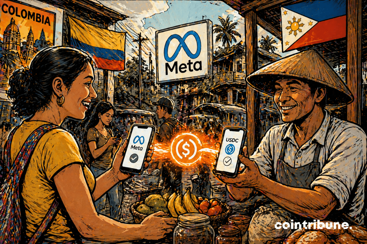 Meta teste les paiements stablecoin en Colombie et aux Philippines