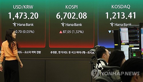 Seoul stocks again at fresh peak ahead of U.S. big tech earnings