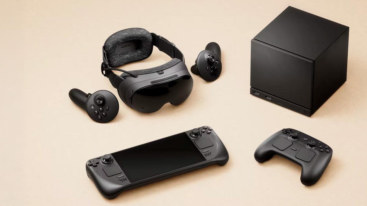 Valve se lanza a la conquista del salón con un ordenador cúbico y un visor VR ligero