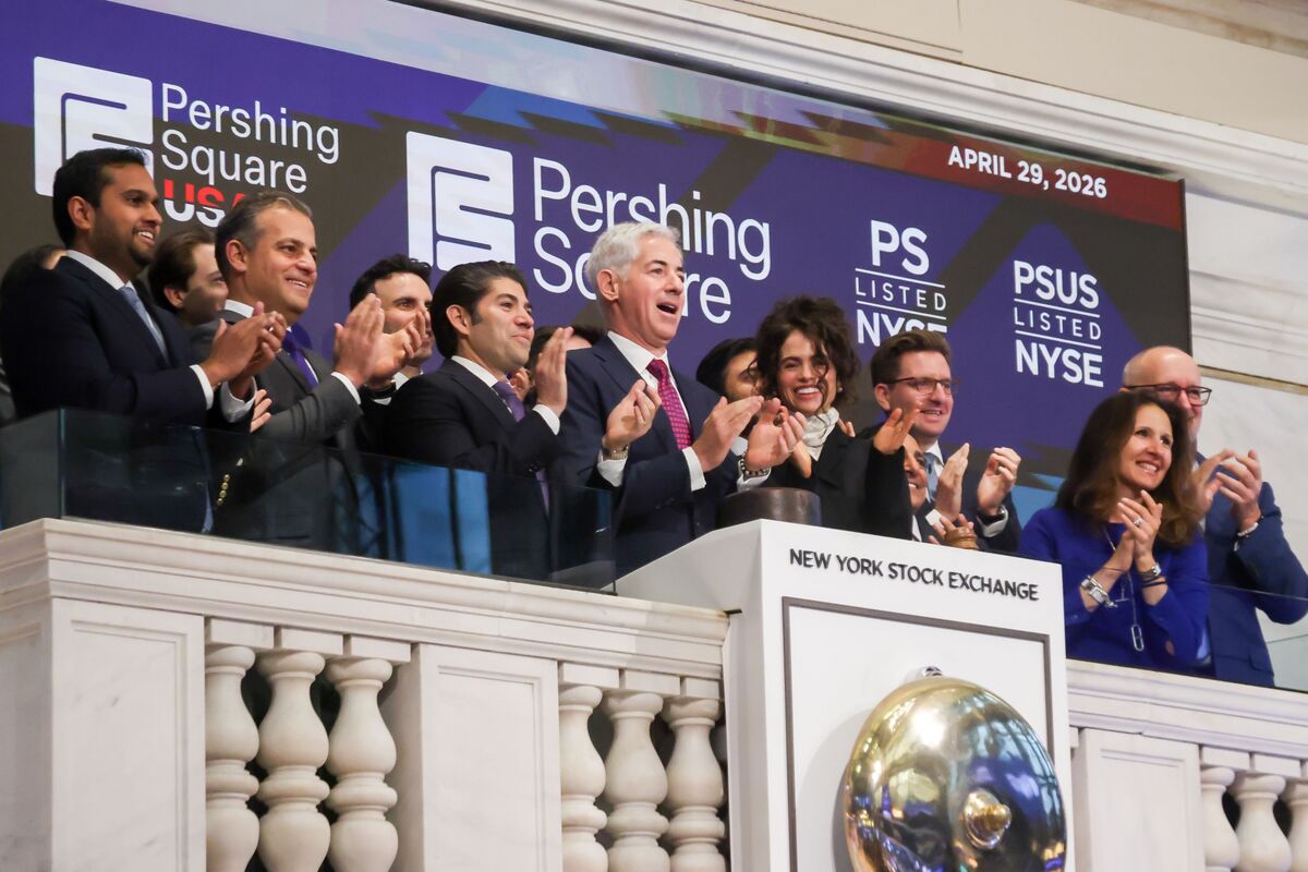 Pershing Square Shares Rebound After Ackman Bought Stock