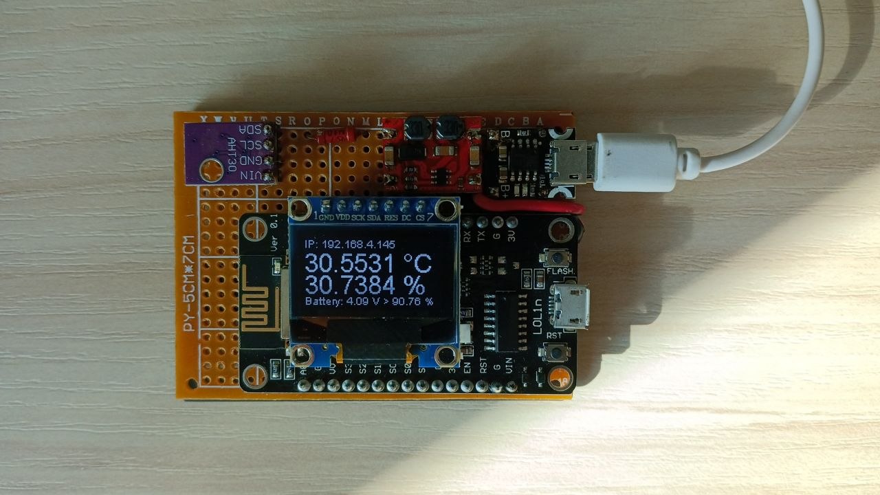 Мониторинг температуры и влажности в квартире на минималках