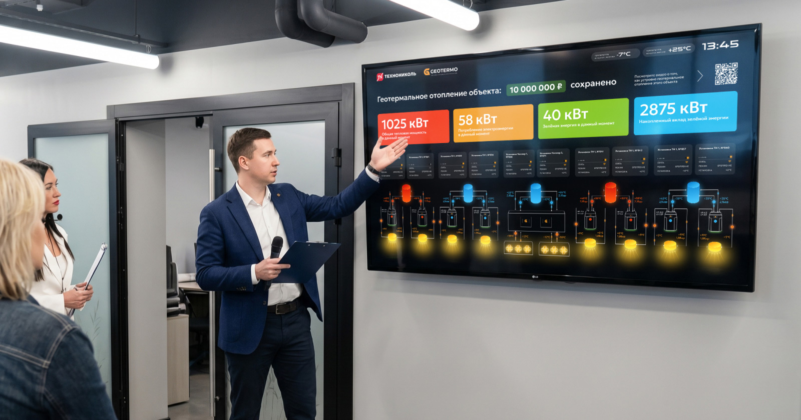 Геотермальная система работает, но посетители не понимают как. Разрабатываю дашборд для экскурсионной зоны