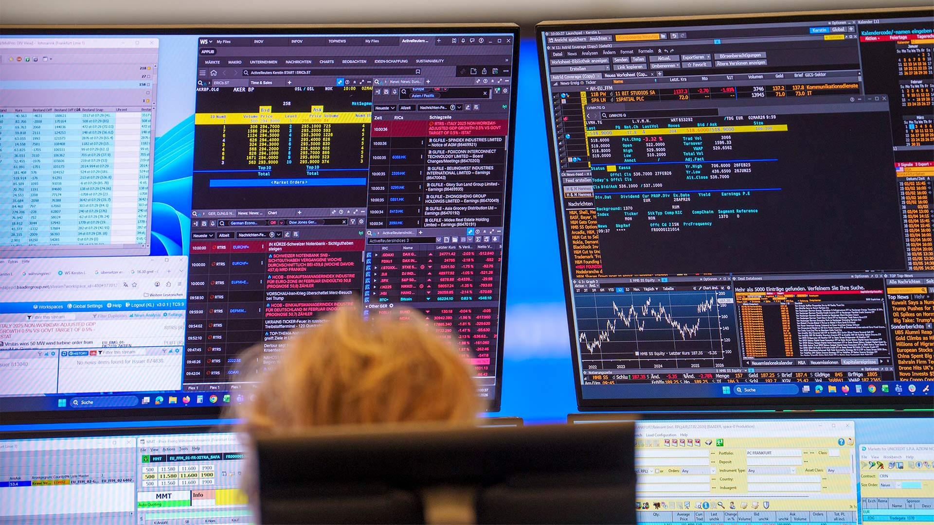 Zahlreiche Bilanzen: DAX rutscht unter 24.000 Punkte