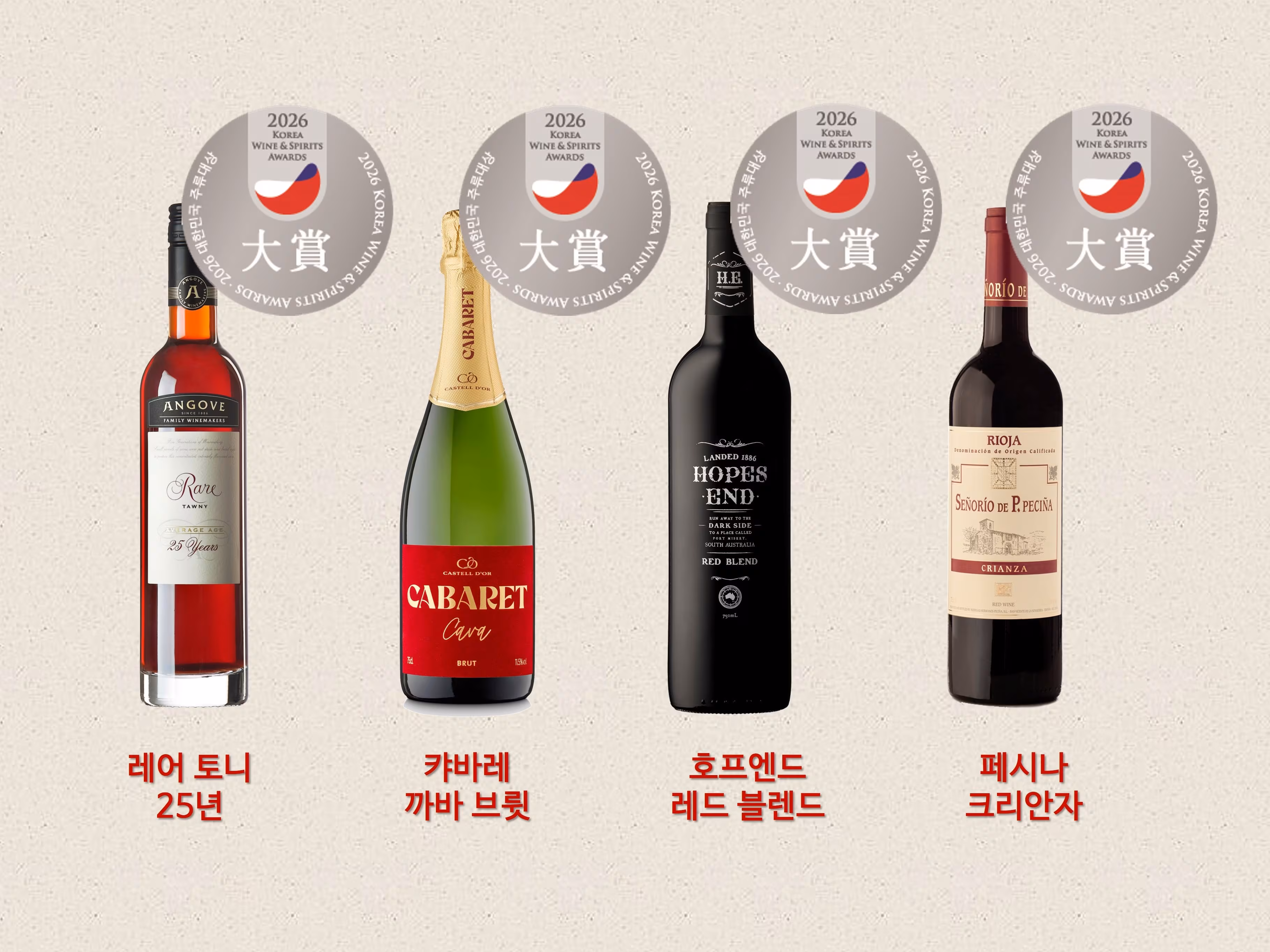 레드·스파클링 와인 등 출품작 전 부문 석권… 한산더블유앤비, 2026 대한민국주류대상 4관왕