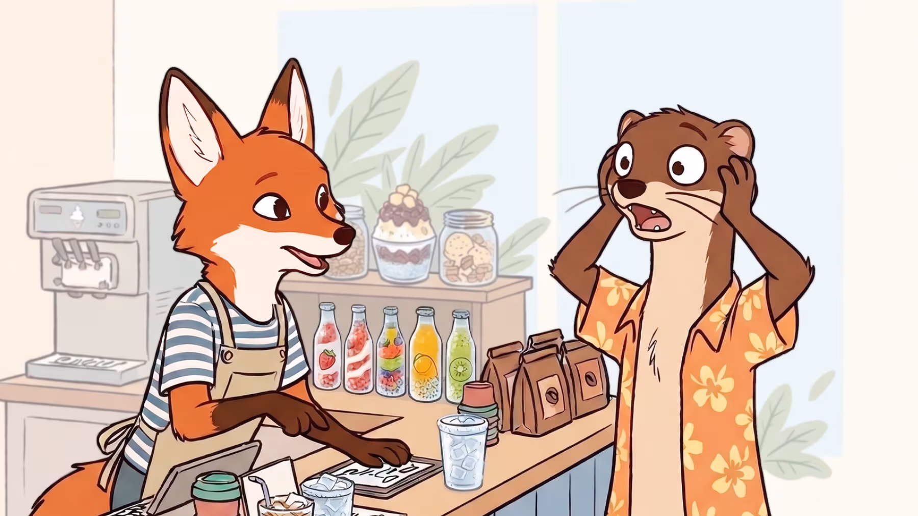 커피 옵션 바꾸고 싶을 때… “Just a heads-up”