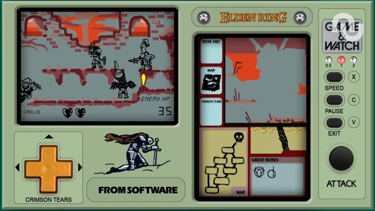 Vous pouvez maintenant jouer à Elden Ring sur la Game & Watch de Nintendo