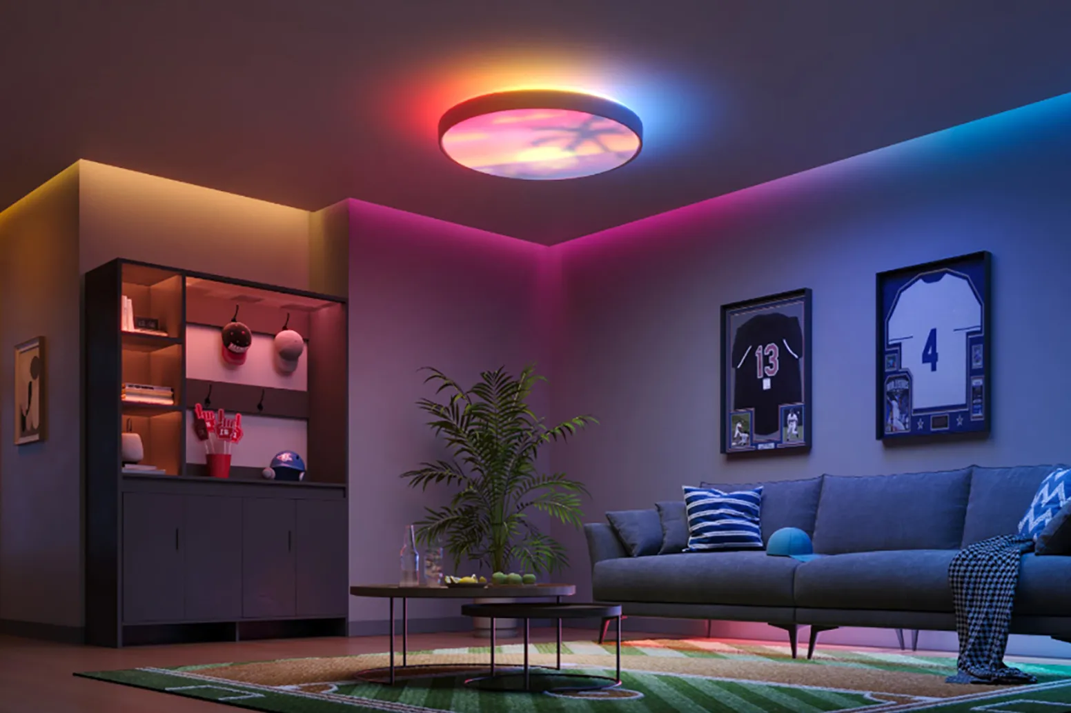 Govee’s multicolor ceiling light doubles as a low-res screen