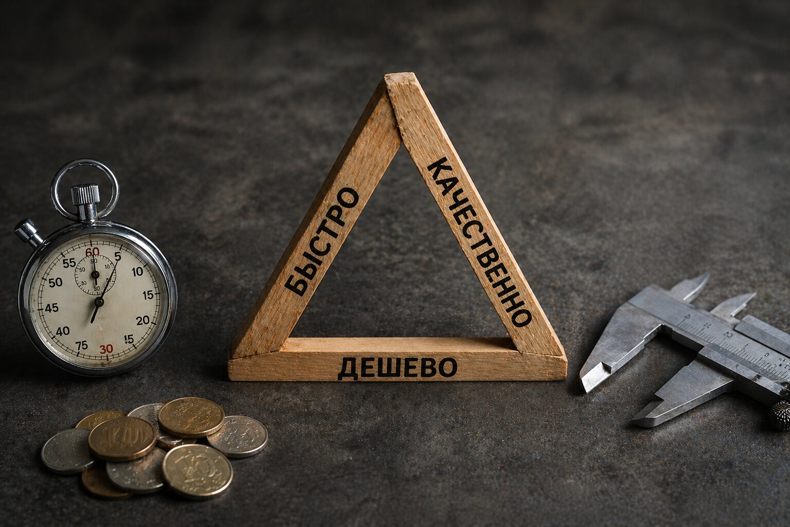 Быстро, дешево, качественно. Теперь одновременно, но есть нюанс