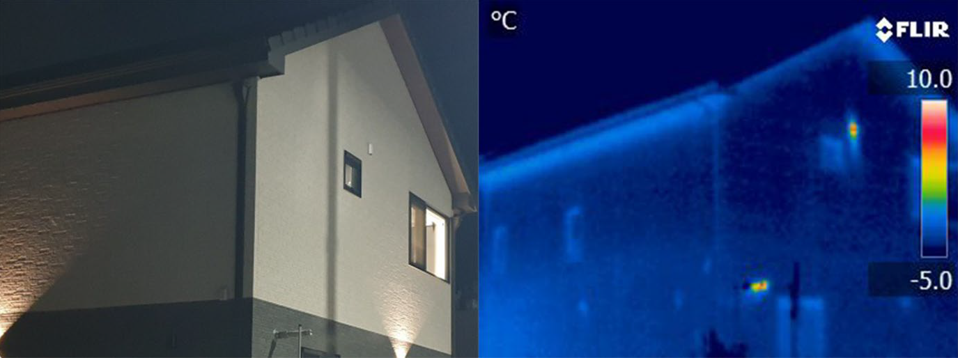 윤성하우징, 홍성 목조주택 현장서 열화상 촬영으로  단열 성능 검증