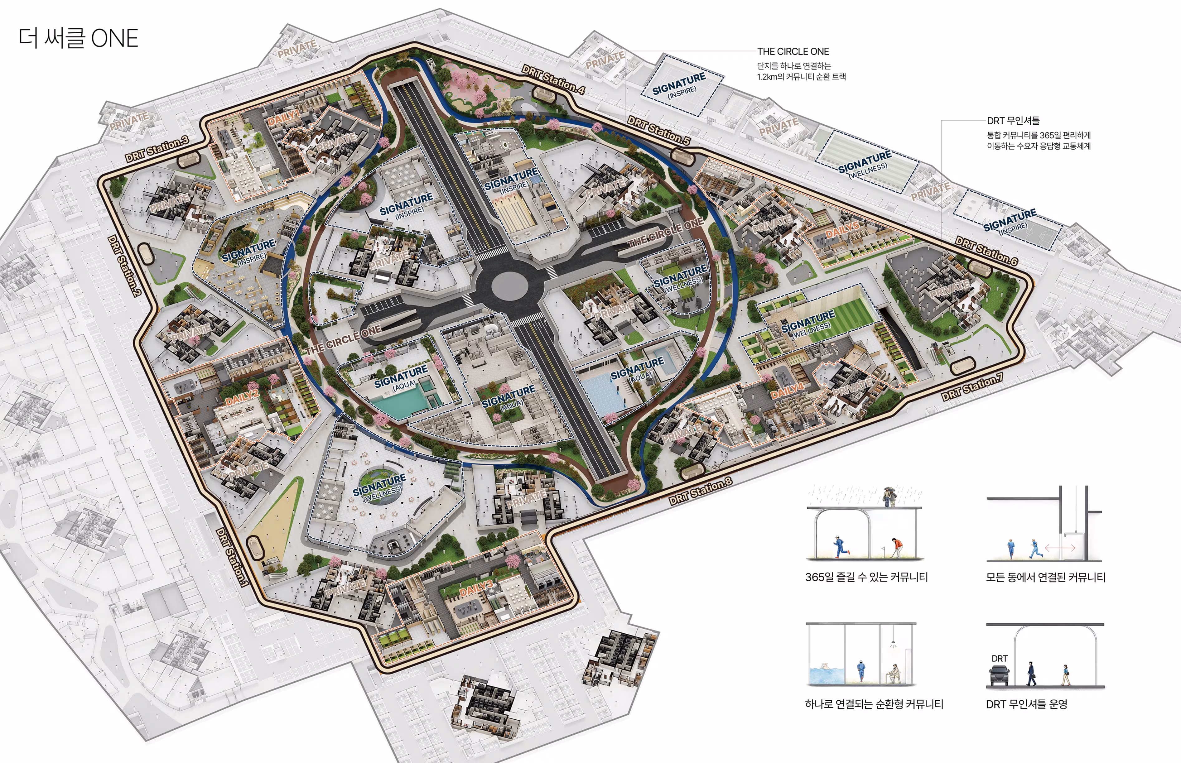 현대건설, 압구정3구역 ‘One Circle’ 공개… “순환형 커뮤니티 제안”