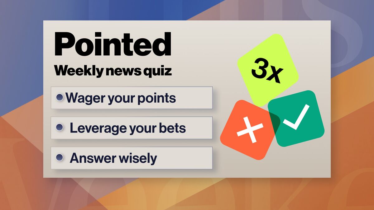Pointed News Quiz | Insurance, Crypto, Media