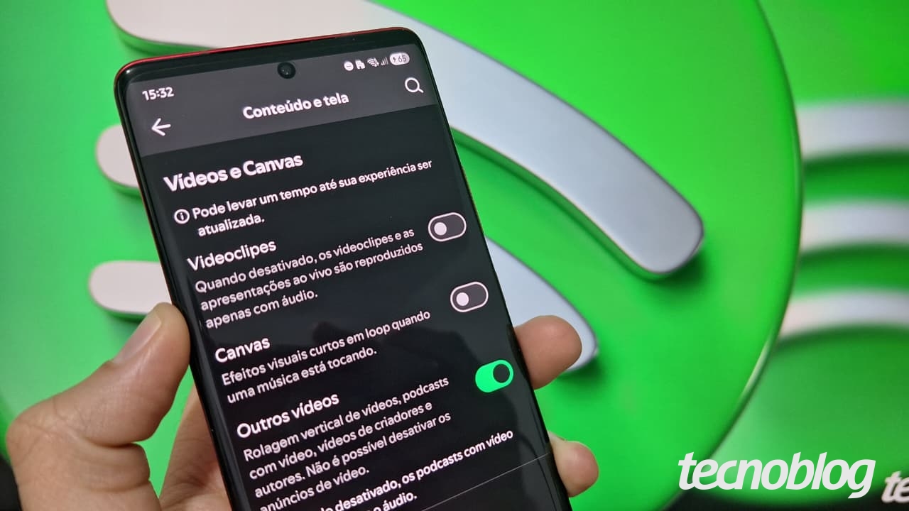 Como desativar os vídeos em músicas no Spotify