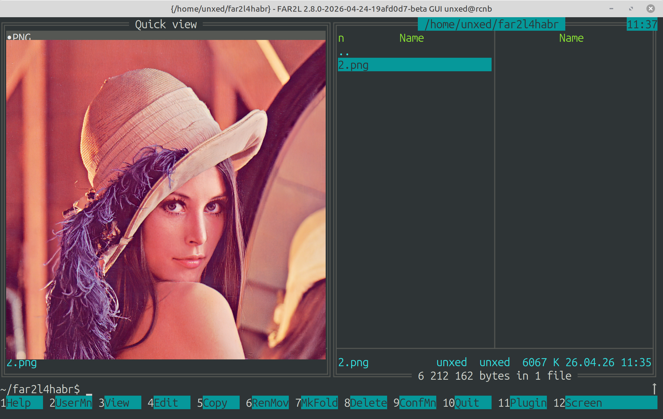 far2l 2.8.0 в Ubuntu 26.04: новые классные фичи