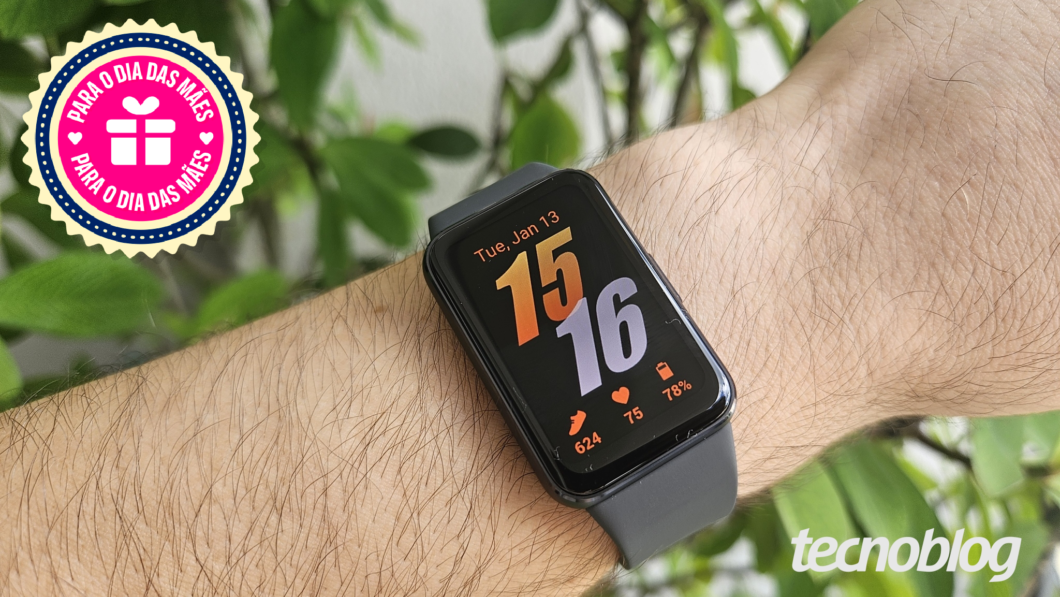 Galaxy Fit 3 tem um dos menores preços recentes com cupom no Magazine Luiza