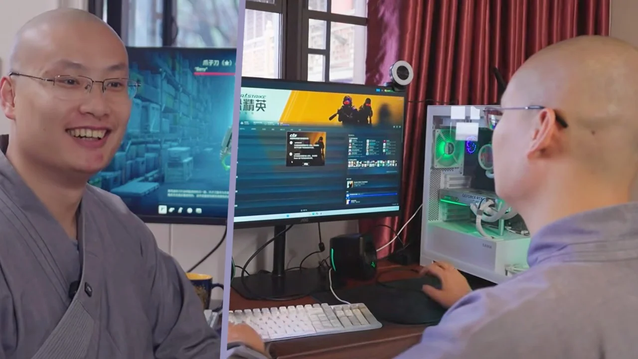 Video game-loving China monk defends hobby, says gaming, religion serve similar life purposes