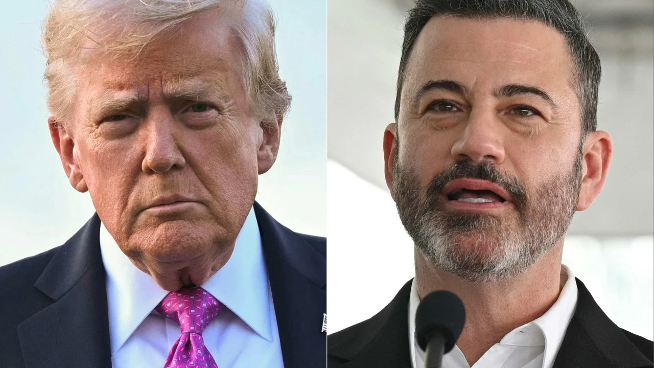 Trump demands firing of Kimmel over ‘expectant widow’ joke