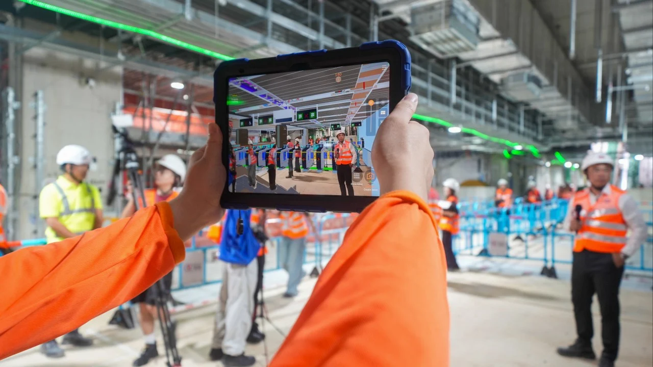MTR Corporation using AR technology to fast-track work on Northern Link station