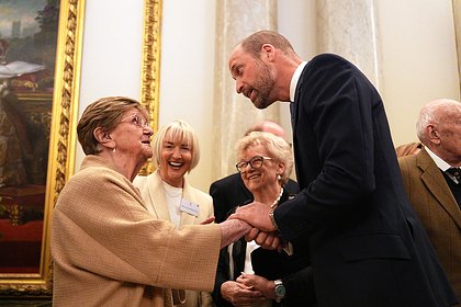 Принц Уильям узнал секреты долголетия у столетней британки