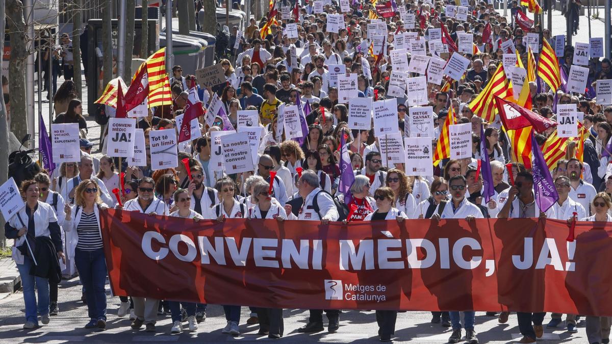 Nueva semana de huelga de los médicos a partir de este lunes